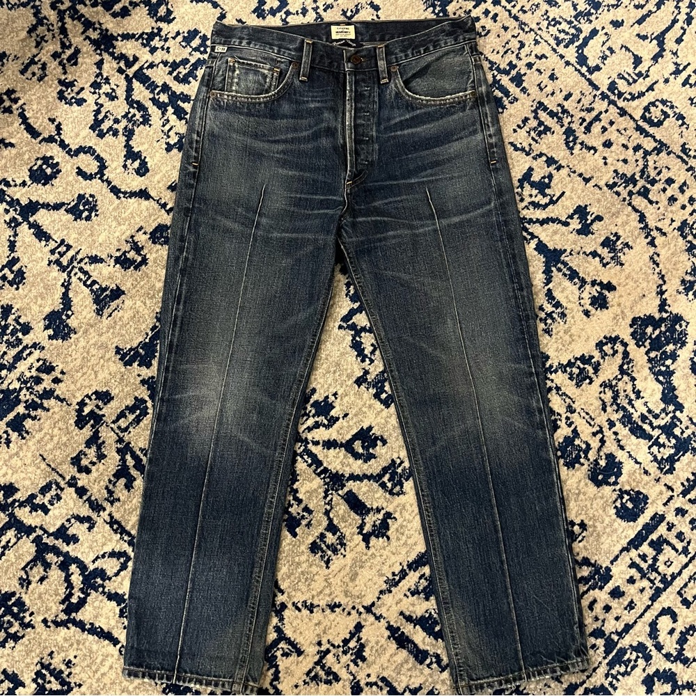 Citizens Of Humanity Dark Blue Straight Jeans